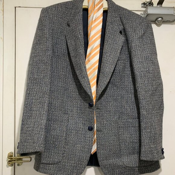 VINTAGE HARRIS TWEED SPORT BLAZERS SIZE 40R - Picture 8 of 15